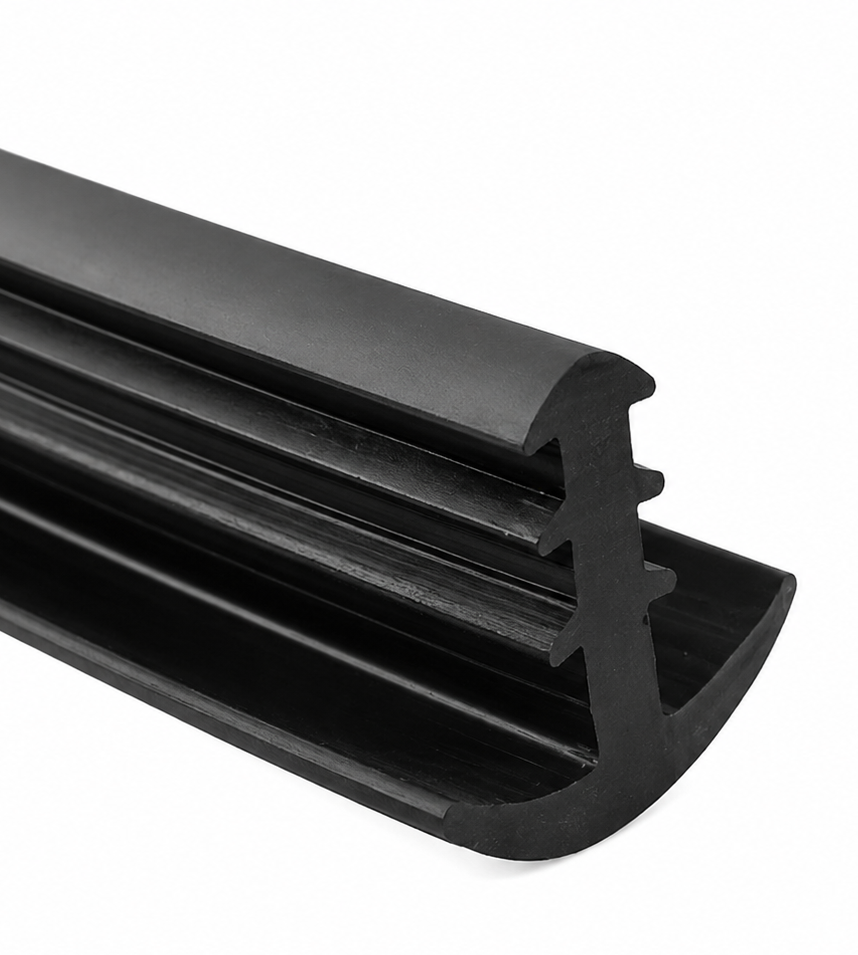 Dichtung für PV-Module Gummi Typ T 18x20 mm – Carport, Spalt 3 mm