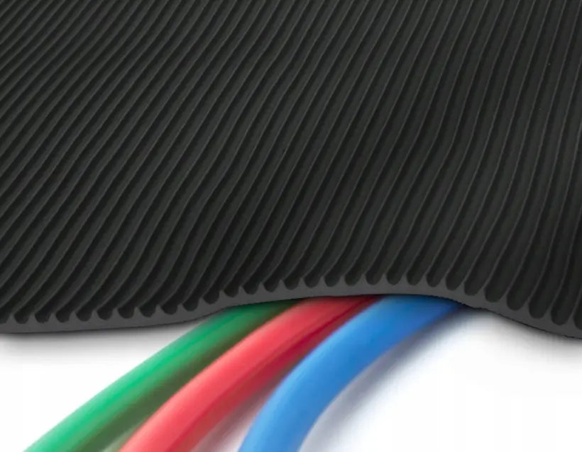 Gummiplatte Antirutschmatte schmale Rille 3mm